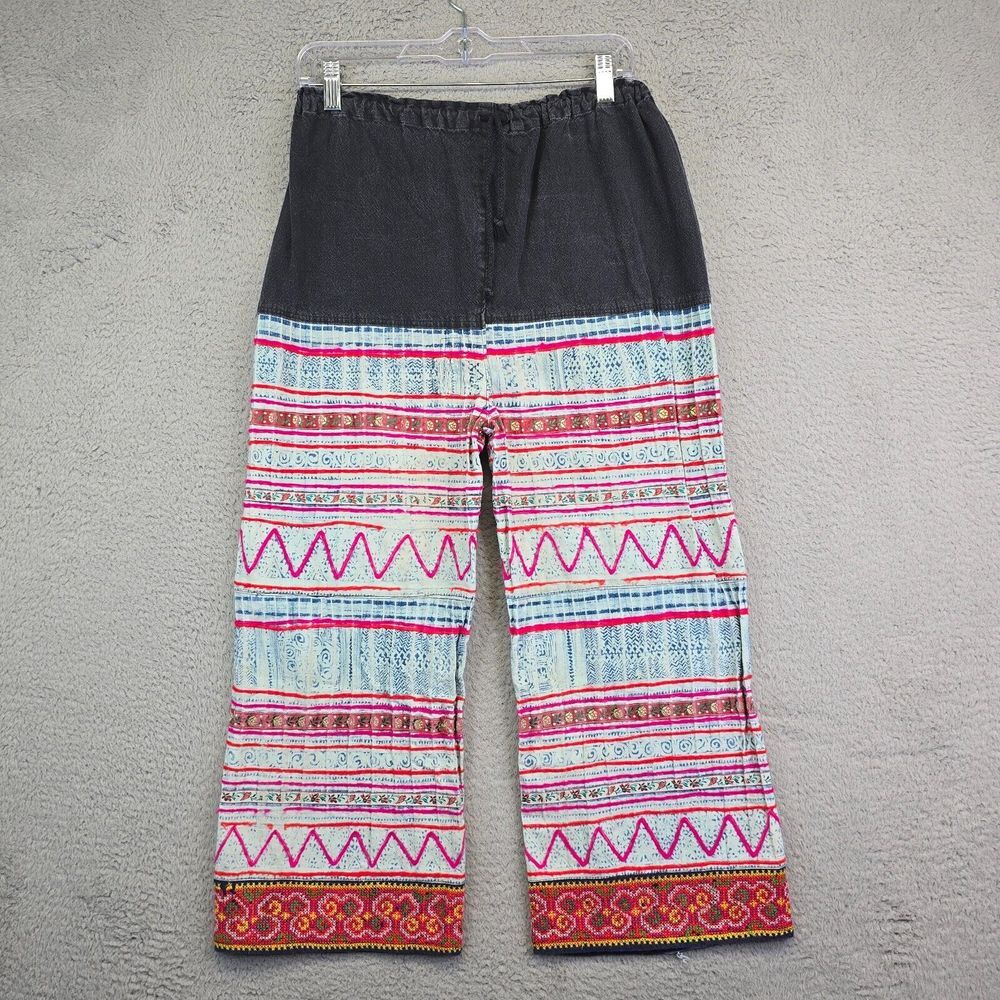 Vintage Boho‎ Pants Women's Small / Medium Patchwork Unique OOAK Homemade Art